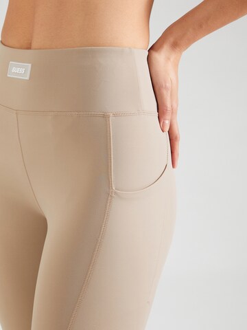 GUESS Skinny Sports trousers 'DEANA' in Brown