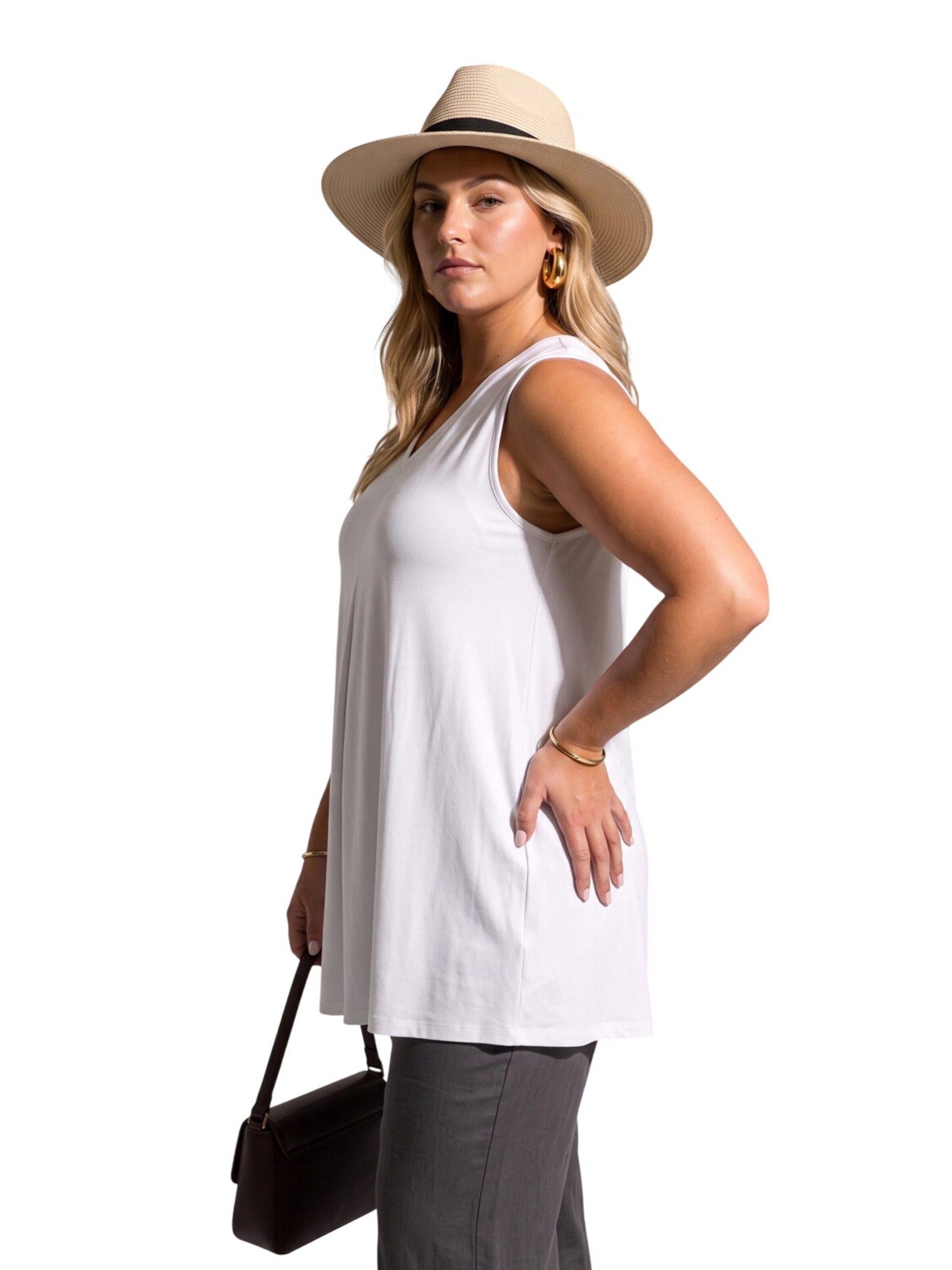 Shape Of You Blouse in White