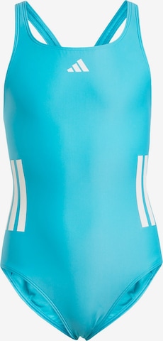 ADIDAS PERFORMANCE - Moda de baño deportiva '3-Stripes C-Back Swimsuit' en azul: frente