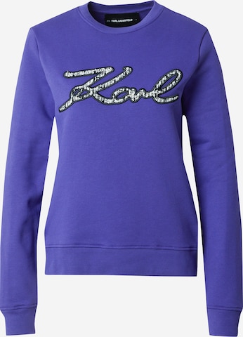 Karl Lagerfeld Mikina - Fialová: predná strana