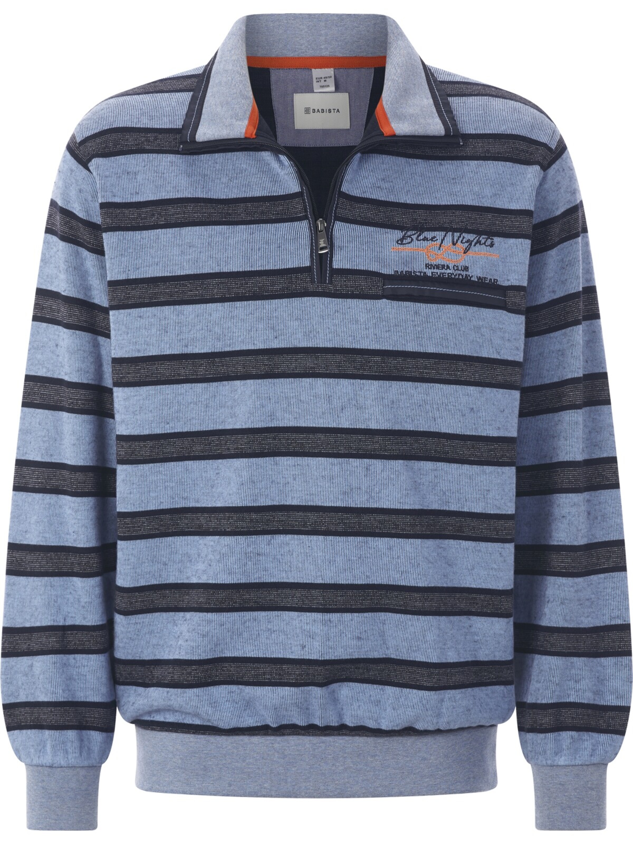BABISTA Sweatshirt 'Ralvian' in Blue: front