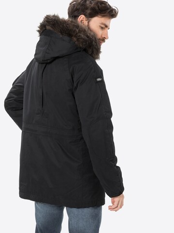 Superdry Rovný strih Zimná parka - Čierna