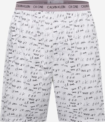 Calvin Klein Underwear Regular Pajama Pants in White: front