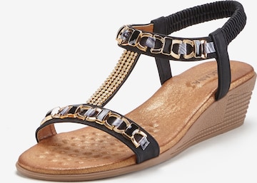 Sandalo di VIVANCE in nero: frontale