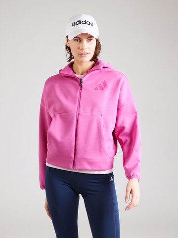 ADIDAS SPORTSWEAR Спортивная кофта 'Z.N.E.' в Ярко-розовый: спереди