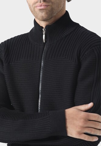 883Police Strickjacke 'Orkney' in Schwarz