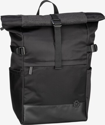 STRELLSON Rucksack 'Canada Water Eddie' in Schwarz: predná strana