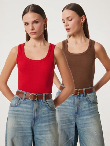 Happiness İstanbul Top in Brown: front