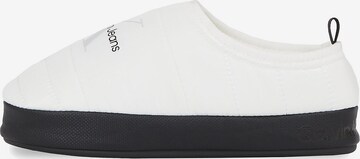 Calvin Klein Slippers in White: front