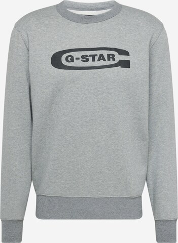 G-Star RAW Mikina 'Old school' - Sivá: predná strana