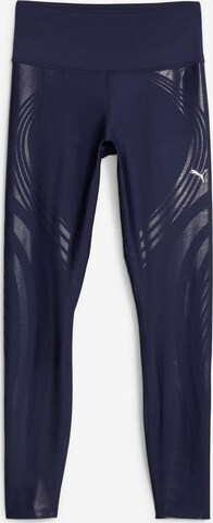 PUMA Skinny Workout Pants 'EVERSCULPT' in Blue: front