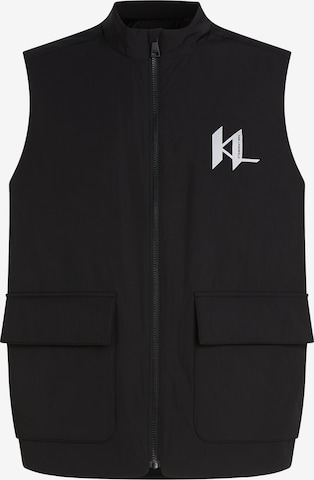 Gilet di Karl Lagerfeld in nero: frontale