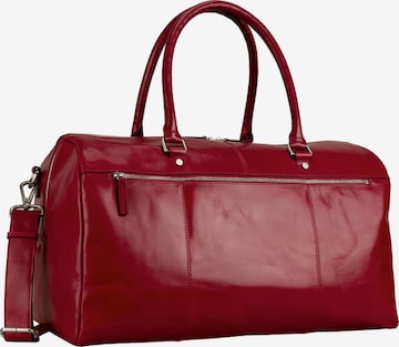 LEONHARD HEYDEN Travel Bag in Red: front