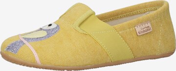 Living Kitzbühel Slippers in Yellow: front