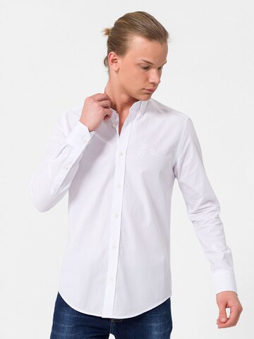 Regular fit Cămașă de la By Diess Collection pe alb
