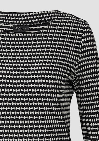 s.Oliver Shirt in Schwarz