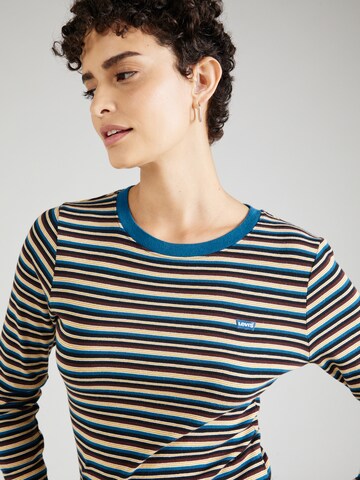 LEVI'S ® Póló 'Long Sleeved Baby Tee' - kék