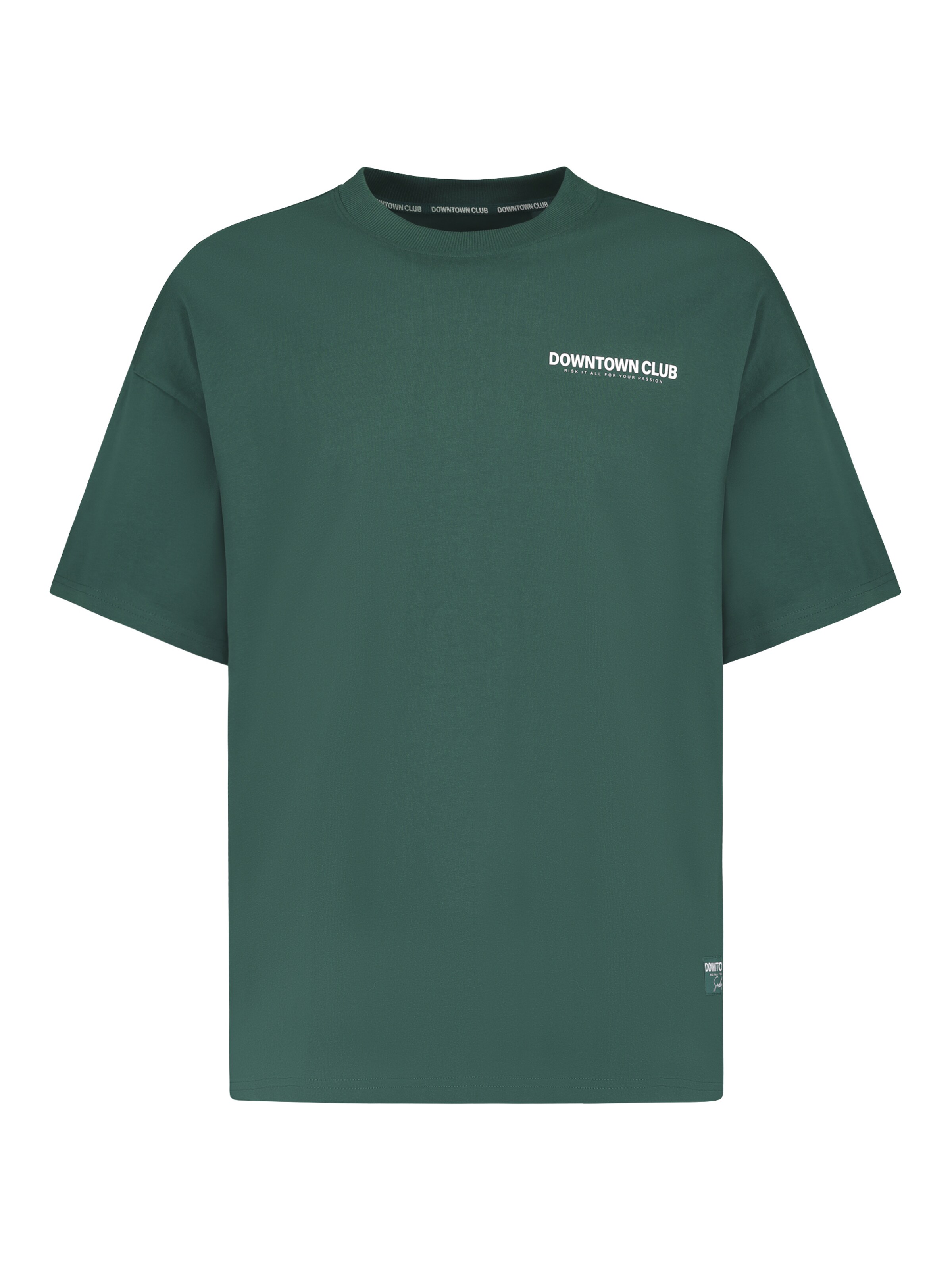 Sublevel T-Shirt 'Club' in Grün: Vorderseite