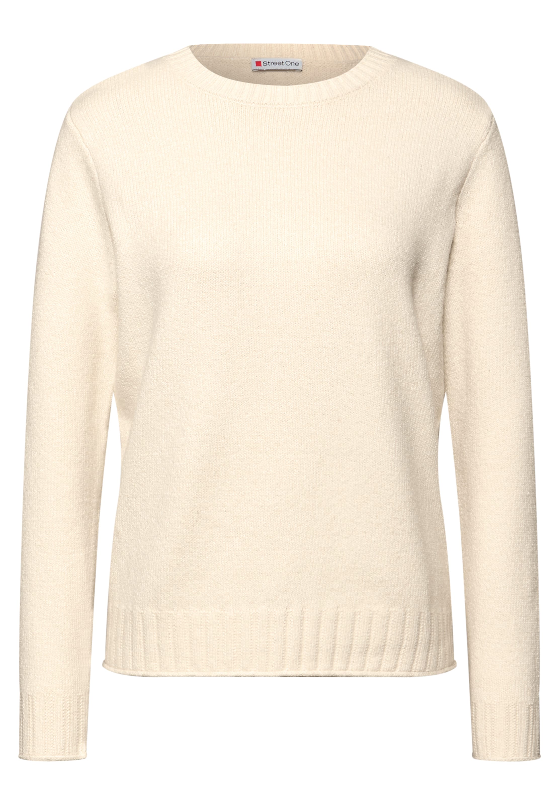 STREET ONE Pullover in Beige: Vorderseite