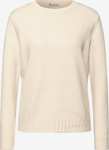 STREET ONE Pullover in Beige: Vorderseite
