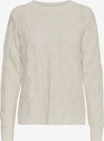 b.young Sweater 'Milja' in White: front