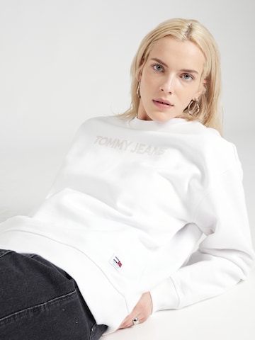 Tommy Jeans Sweatshirt 'Classic' in Weiß