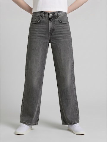TOM TAILOR Wide leg Jeans in Grijs: voorkant