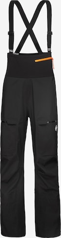 MAMMUT Outdoorhose 'HS Bib' in Schwarz: Vorderseite
