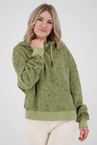 Alife and Kickin - Sweatshirt 'JessyAK' em verde: frente