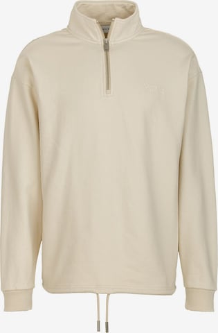 Young Poets Sweatshirt 'Ciel' in Beige: predná strana