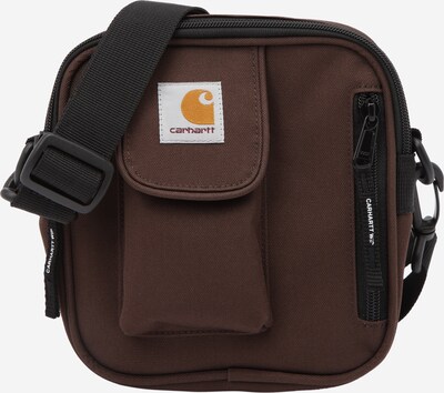 Carhartt WIP Crossbody bag 'Essentials' in Brown / Mustard / Wine red / White, Item view