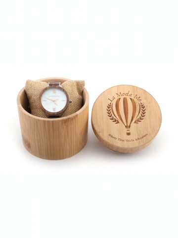La Moda Me - Reloj analógico 'Vita, elegant, walnut and alloy, feminin' en marrón
