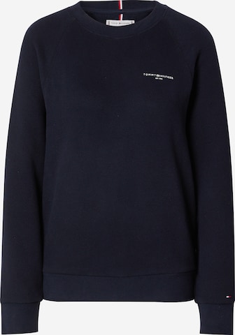 Sweat-shirt TOMMY HILFIGER en bleu : devant