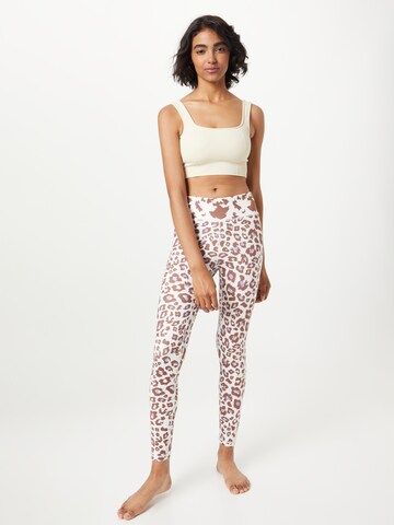 Skinny Pantalon de sport 'NADI' DELICATELOVE en blanc