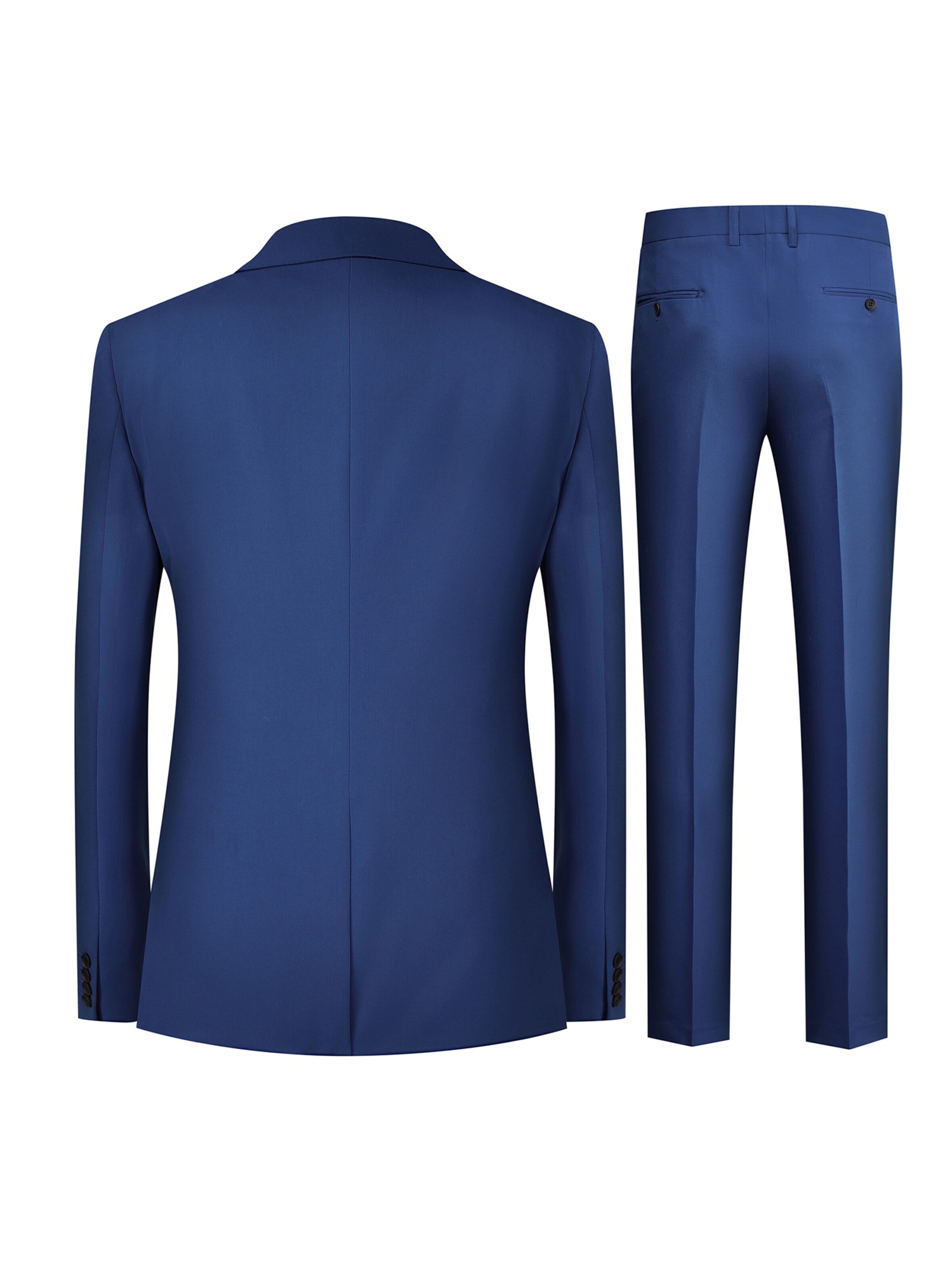 YOUTHUP Slim fit Suit 'Vollbild' in Blue