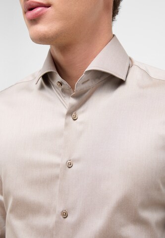 ETERNA Slim fit Business shirt in Beige