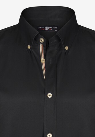 Regular fit Camicia di Jimmy Sanders in nero