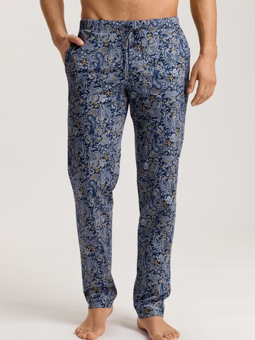 Hanro Pyjamabroek ' Night & Day ' in Blauw: voorkant