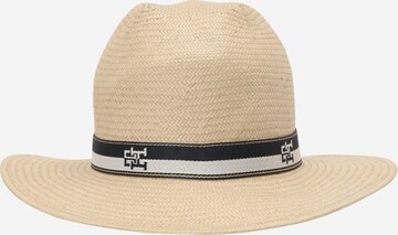 TOMMY HILFIGER Klobouk 'FEDORA' – béžová