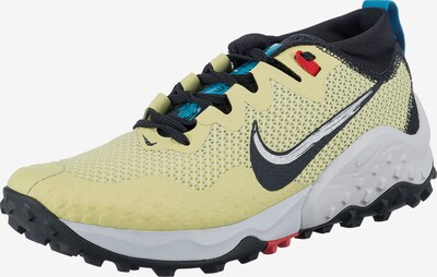 NIKE Sportschuh 'Wildhorse 7' in blau / pastellgelb / rot / schwarz, Produktansicht