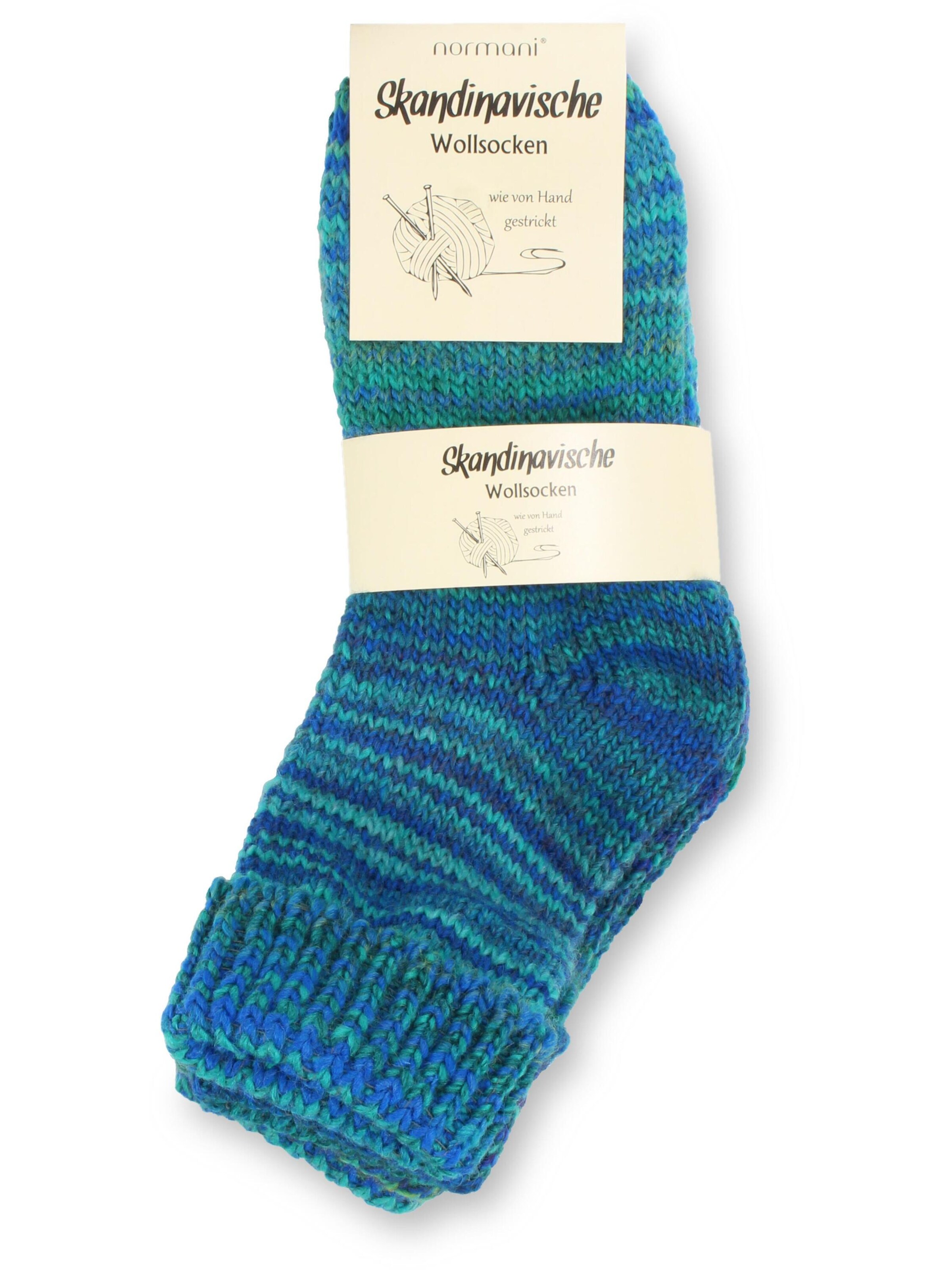 Chaussettes normani en bleu