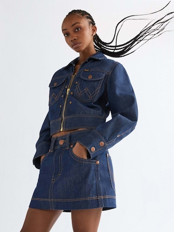 WRANGLER Rok 'Super Wrangler' in Blauw: voorkant