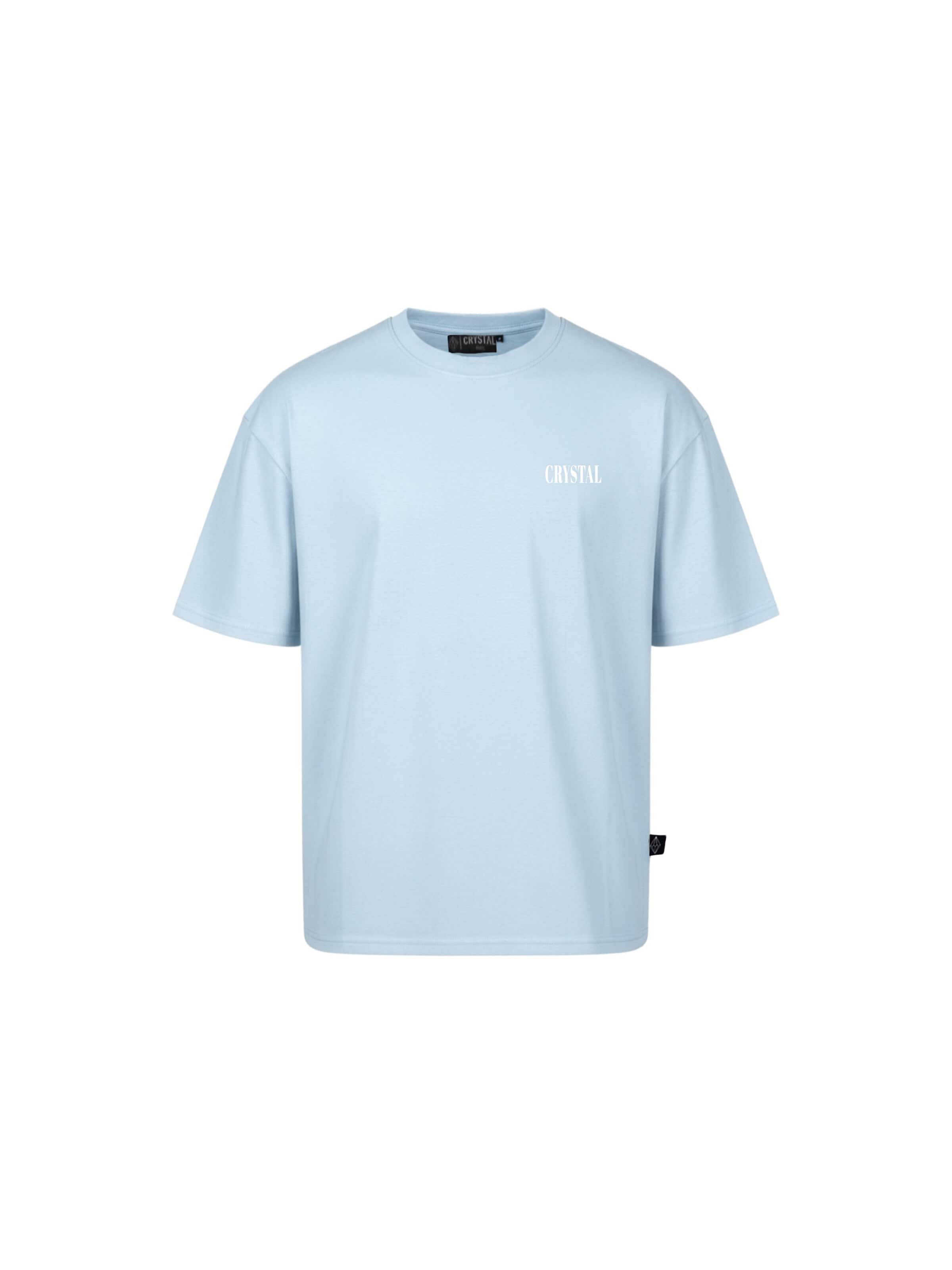 Crystal Paris Shirt 'Face' in Blue: front