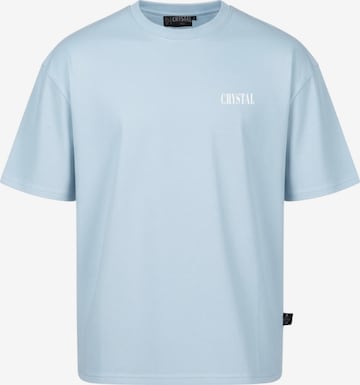 Crystal Paris Shirt 'Face' in Blue: front