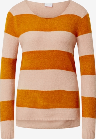 VILA Sweter 'Katay' w kolorze pomarańczowy: przód