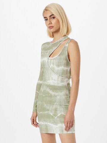 Robe Nasty Gal en vert : devant