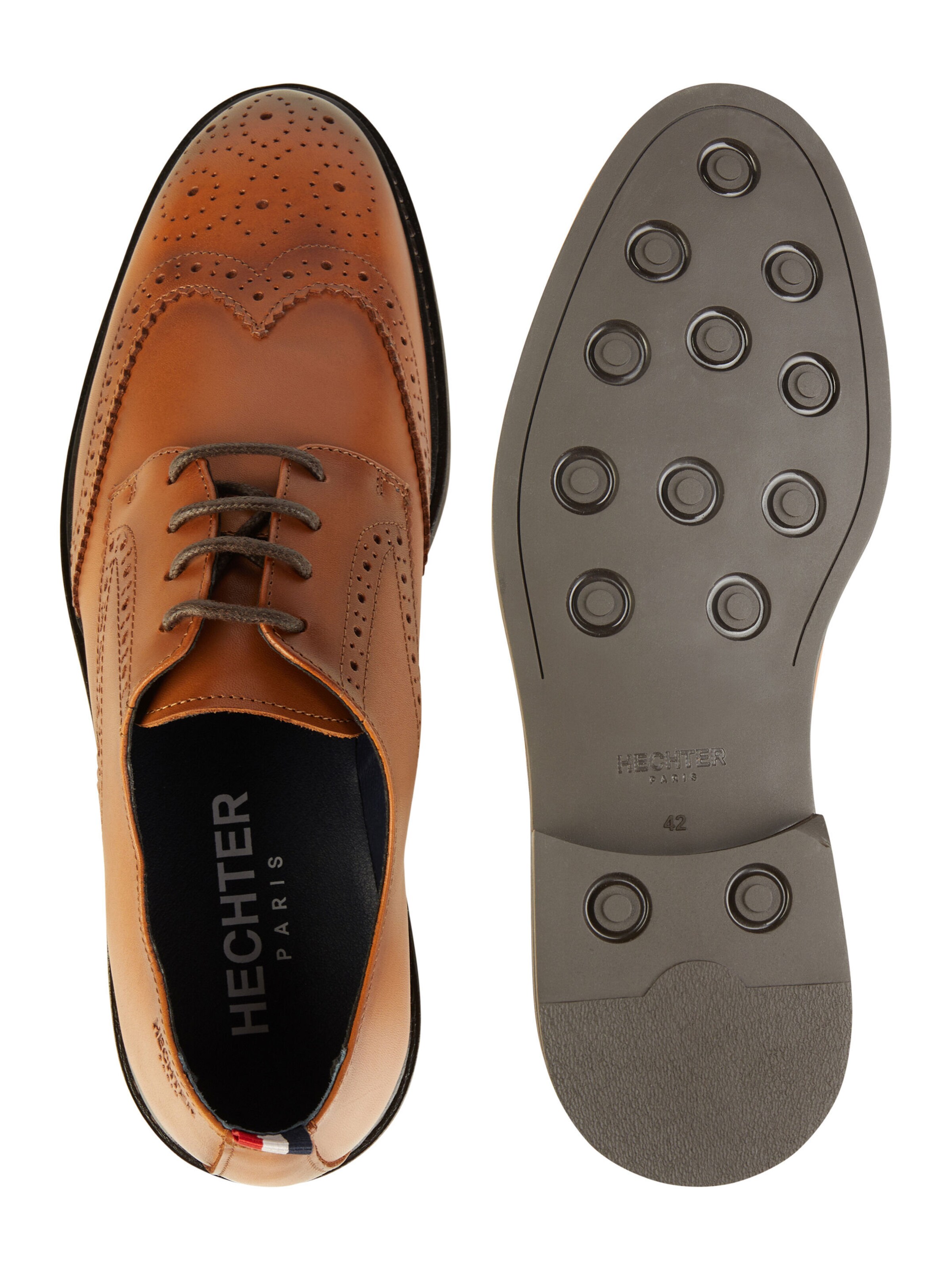 Chaussure à lacets HECHTER PARIS en marron