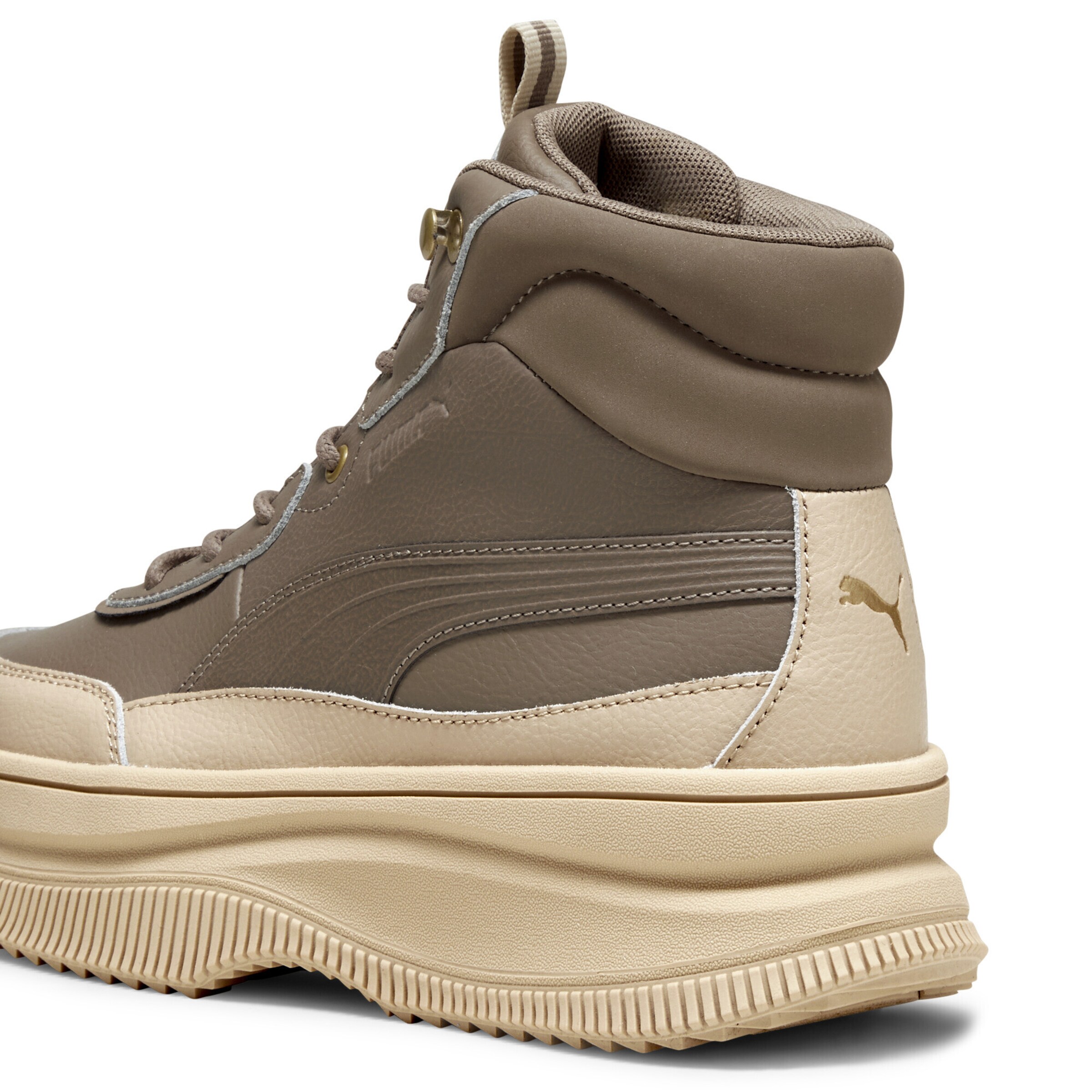 PUMA Lace-up bootie 'Mayra' in Brown