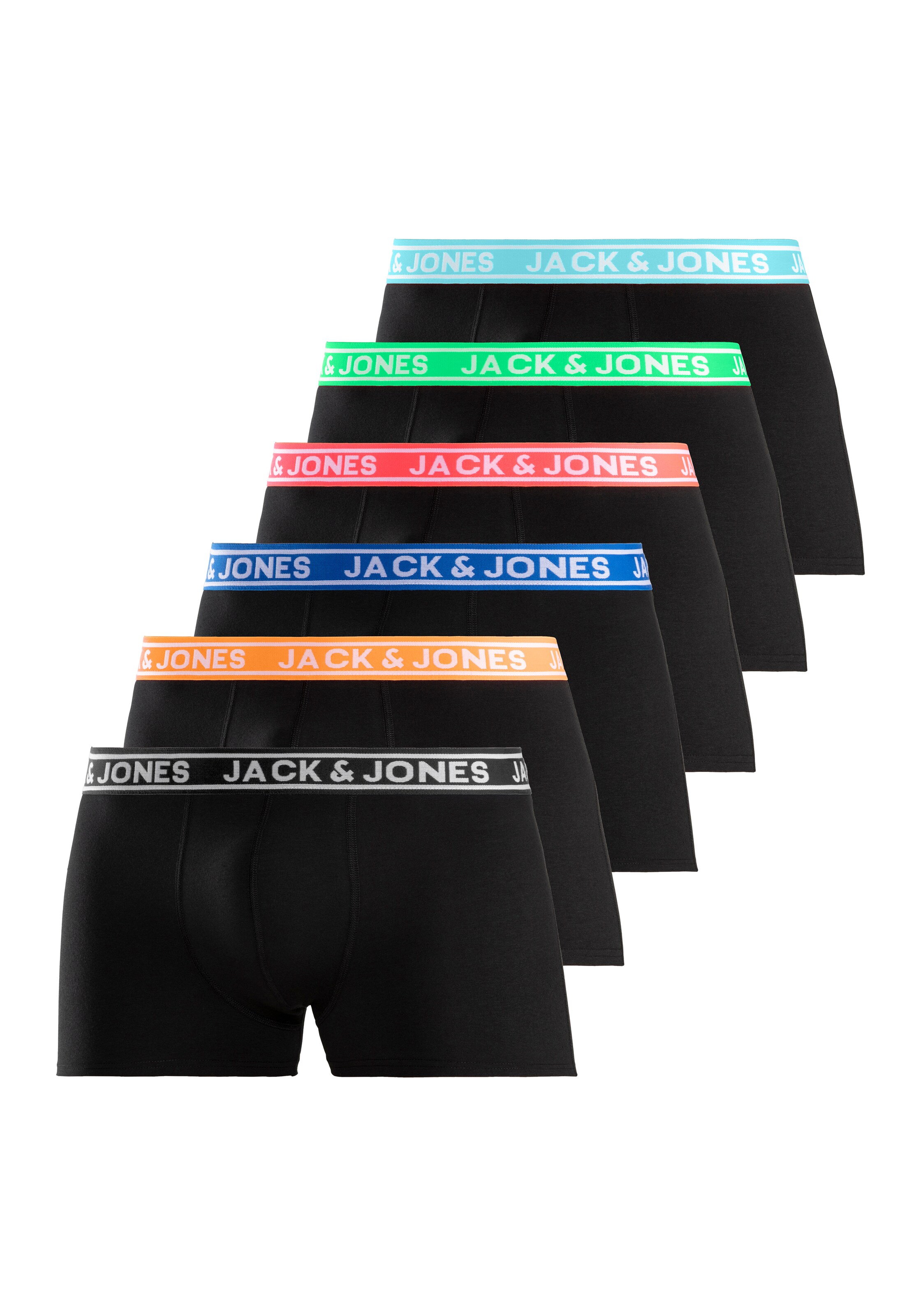 JACK & JONES Boxer shorts in Black: front