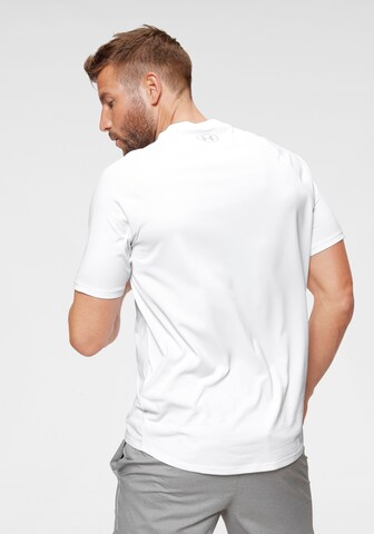 UNDER ARMOUR Regularny krój Koszulka funkcyjna 'Tech 2.0' w kolorze biały